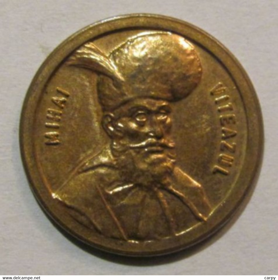 ROMANIA Superb One Face Small Bronze Medal "Mihai VITEAZUL" / Prince Of Transylvania / 18 Mm; 4,50 G - Royaux / De Noblesse