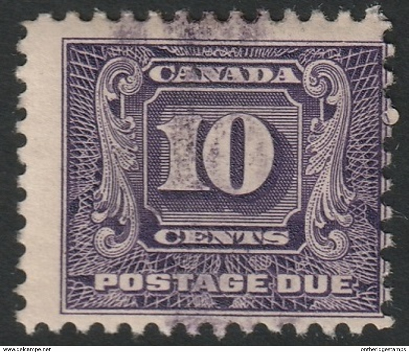 Canada 1932 Sc J10 Mi P10 Yt Taxe 10 Postage Due Used - Port Dû (Taxe)