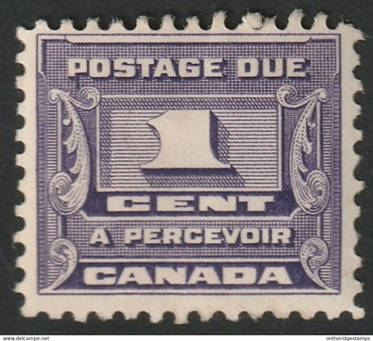 Canada 1934 Sc J11 Mi P11 Yt Taxe 10A Postage Due MH* - Strafport