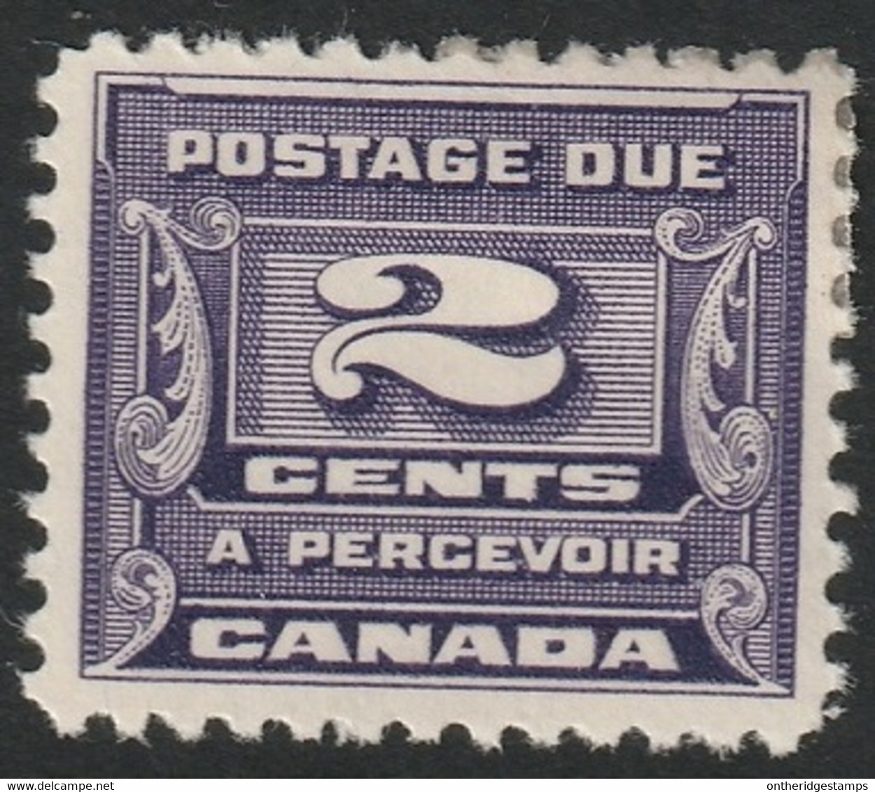 Canada 1933 Sc J12 Mi P12 Yt Taxe 11 Postage Due MH* - Portomarken