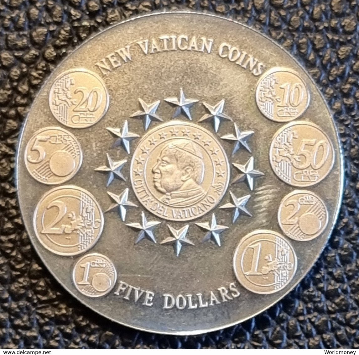 Liberia 5 Dollars 2002  "New Vatican Coins" - Liberia