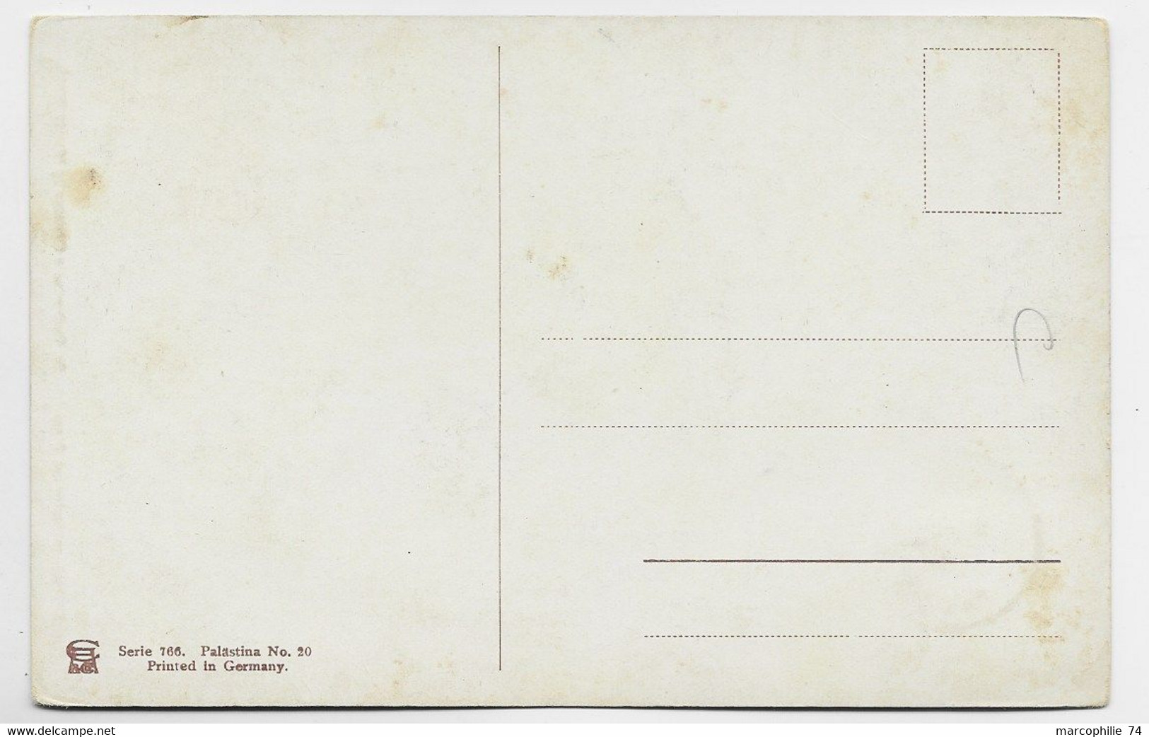 GRECE 1A KPHTH AU RECTO CARD MONT SINAIS PALESTINE 1912 - Cartas & Documentos