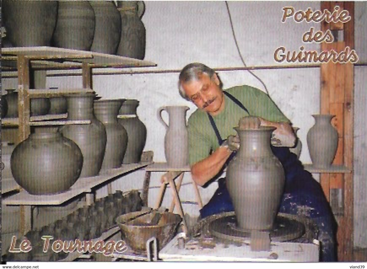 St Amand En Puisaye - Poterie Des Guimards : Le Tournage - Editions Nivernaises , Cosne/Loire (58) - Artisanat