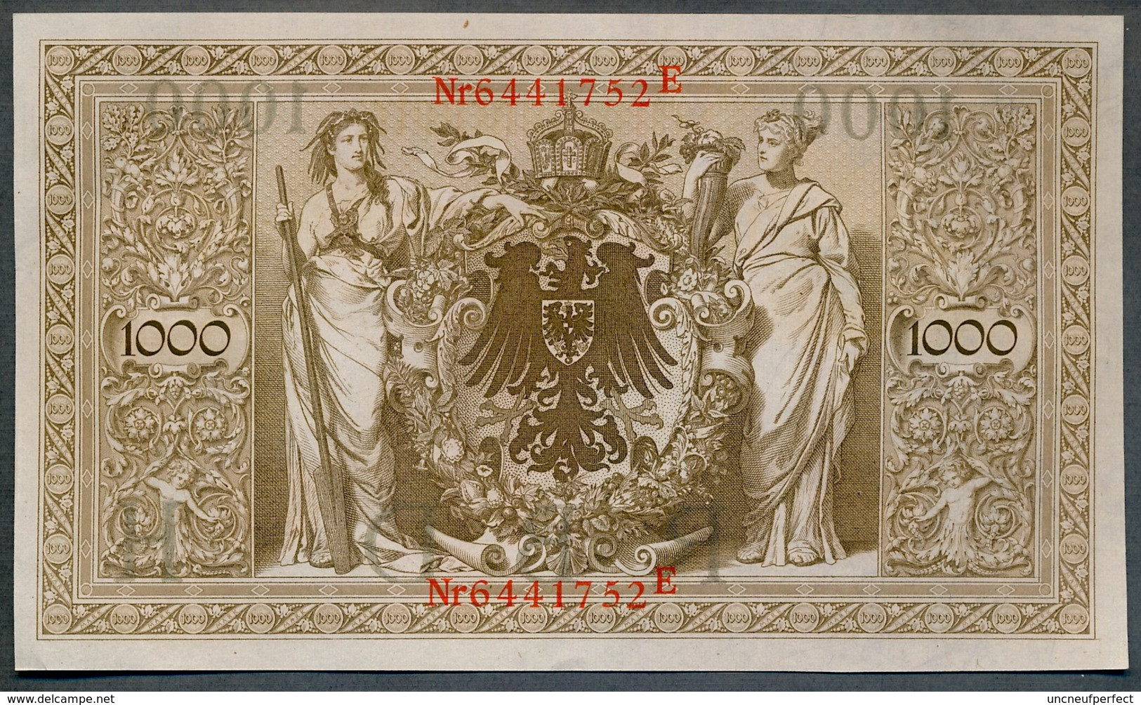 P44 Ro 45c DEU-40c  7 Chifres N°6441752E  *** AUNC *** Lettre H  1000 Mark 1910 - 1000 Mark