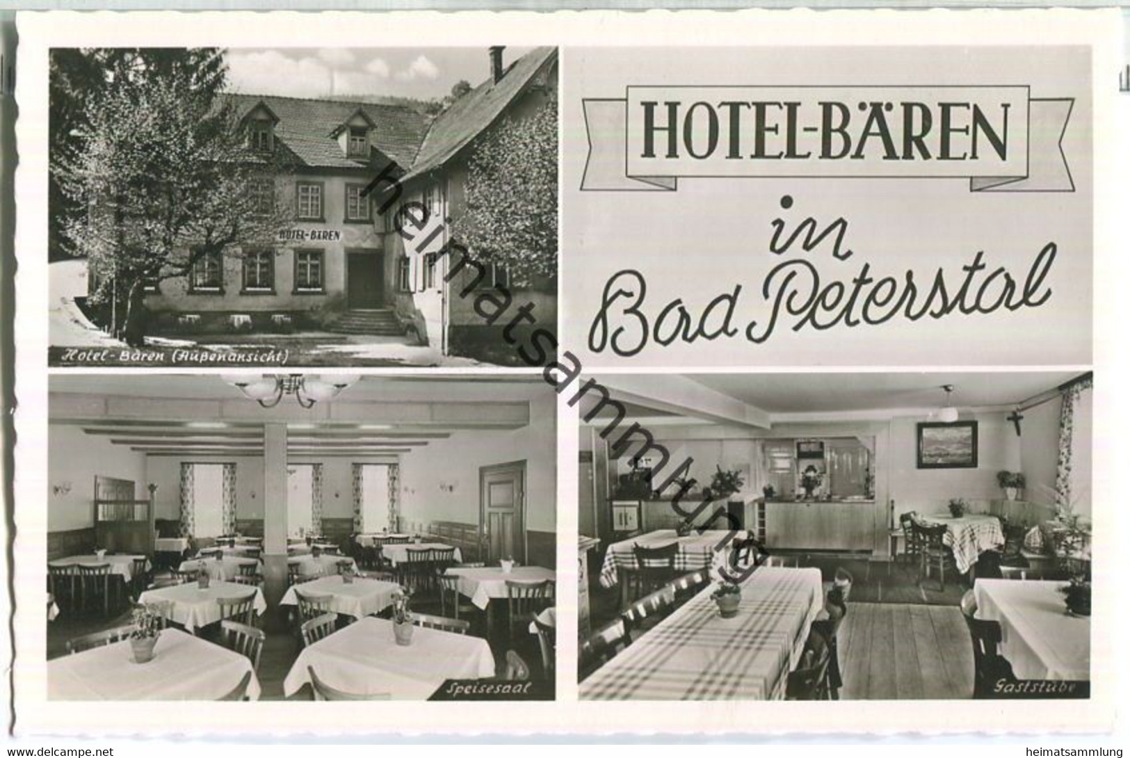 Bad Peterstal - Hotel Bären - Verlag Foto-Huber Bad Peterstal - Bad Peterstal-Griesbach