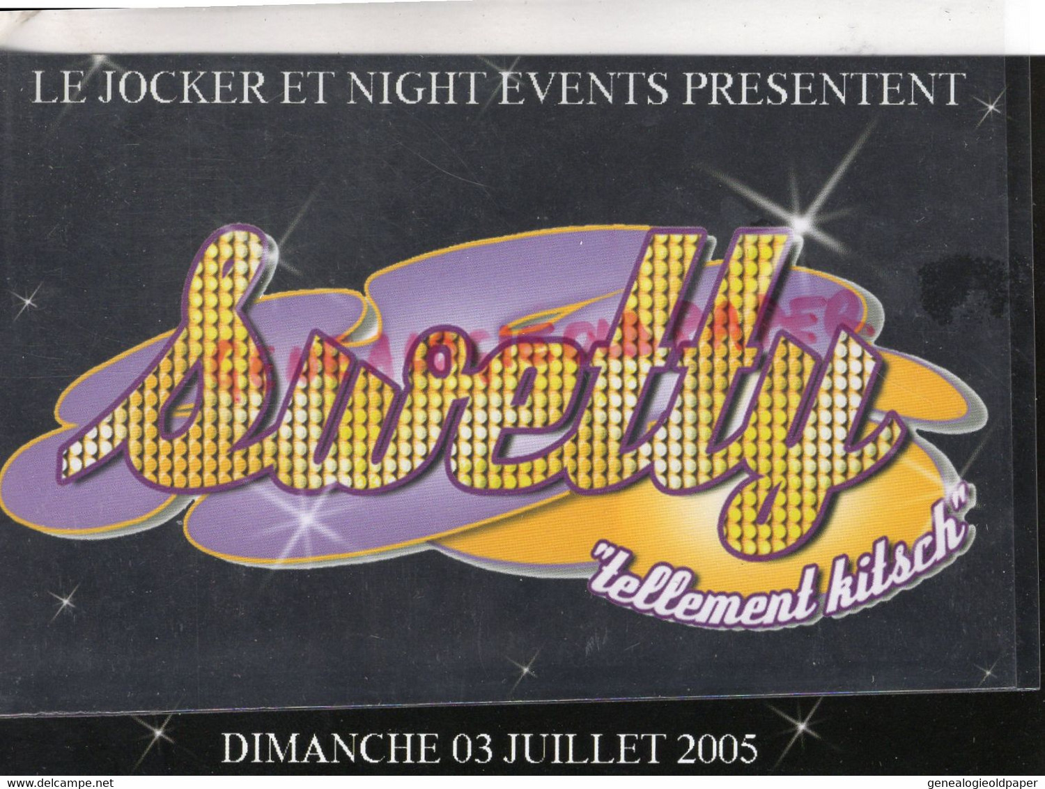 87- CONDAT SUR VIENNE - CARTE BOITE DE NUIT LE JOKER - MR SEBB DJ AUX PLATINES-  SWETTY 2005 - Condat Sur Vienne