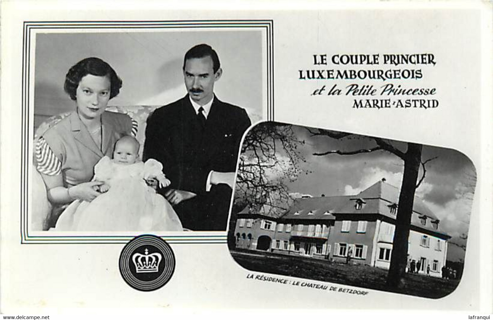 Pays Div-ref AA199- Luxembourg - Luxemburg - Famille Royale -  Couple Princier Et Petite Princesse Marie Astrid  - - Famiglia Reale