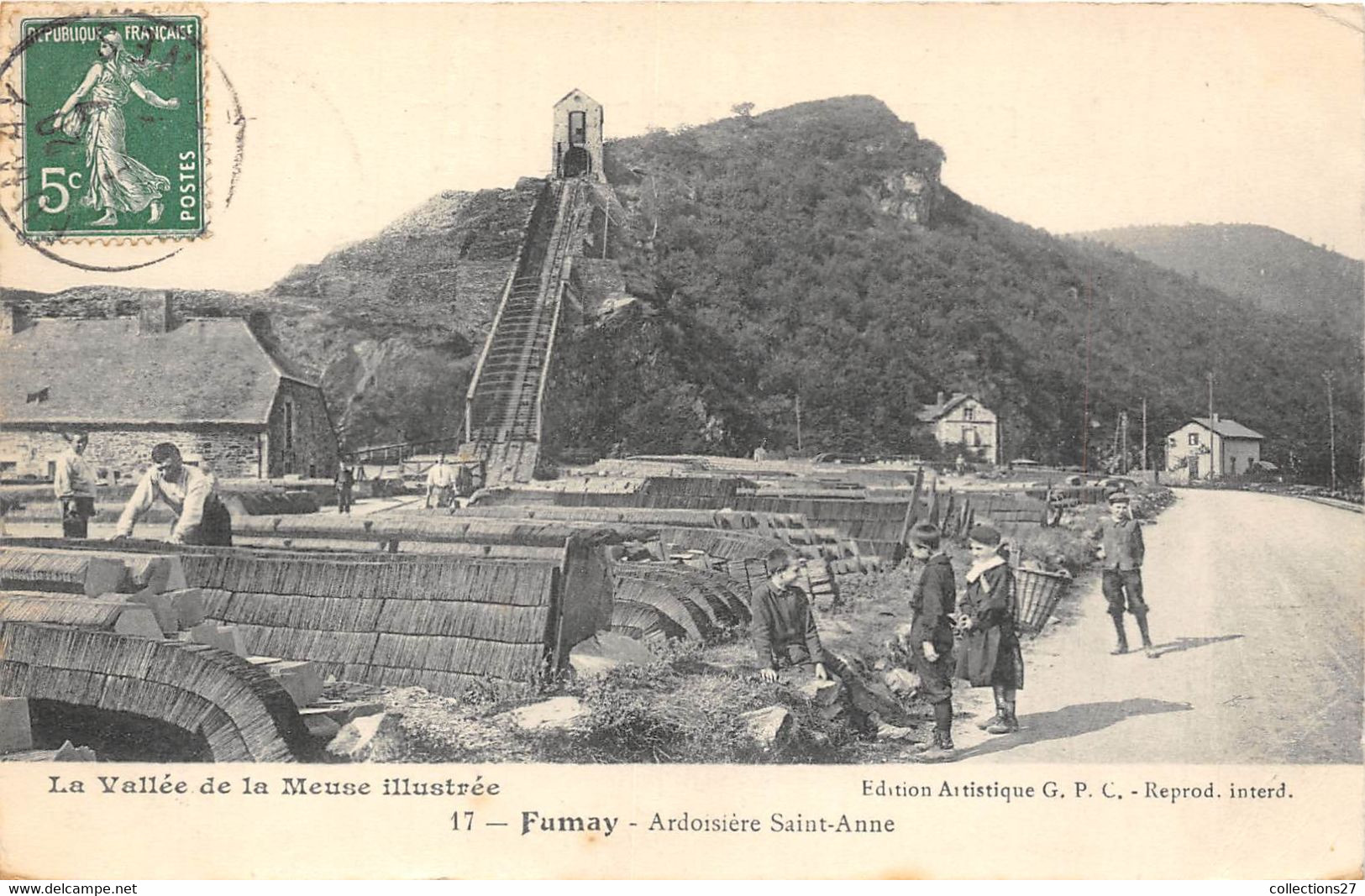 08-FUMAY- ARDOISIÈRE SAINT-ANNE - Fumay