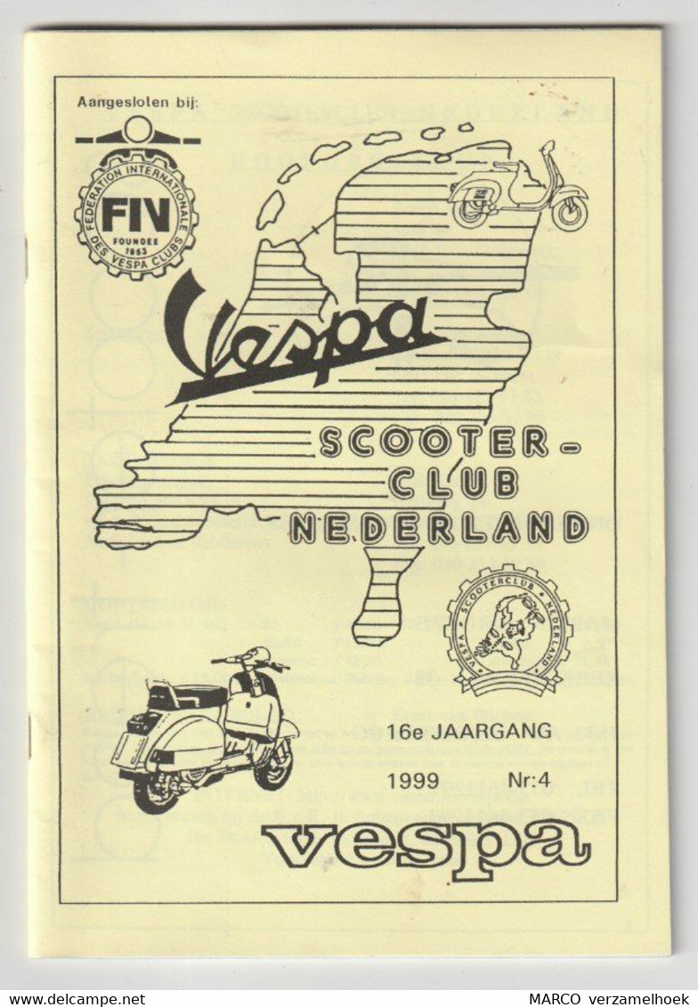 VESPA Scooterclub Nederland (NL) 4-1999 - Auto/moto