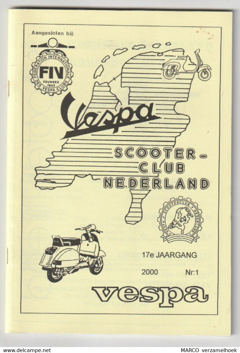VESPA Scooterclub Nederland (NL) 1-2000 - Auto/Motorrad