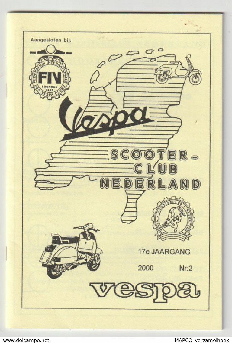 VESPA Scooterclub Nederland (NL) 2-2000 - Auto/moto