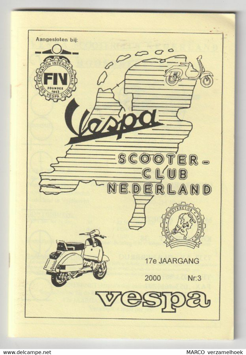 VESPA Scooterclub Nederland (NL) 3-2000 - Auto/Motorrad