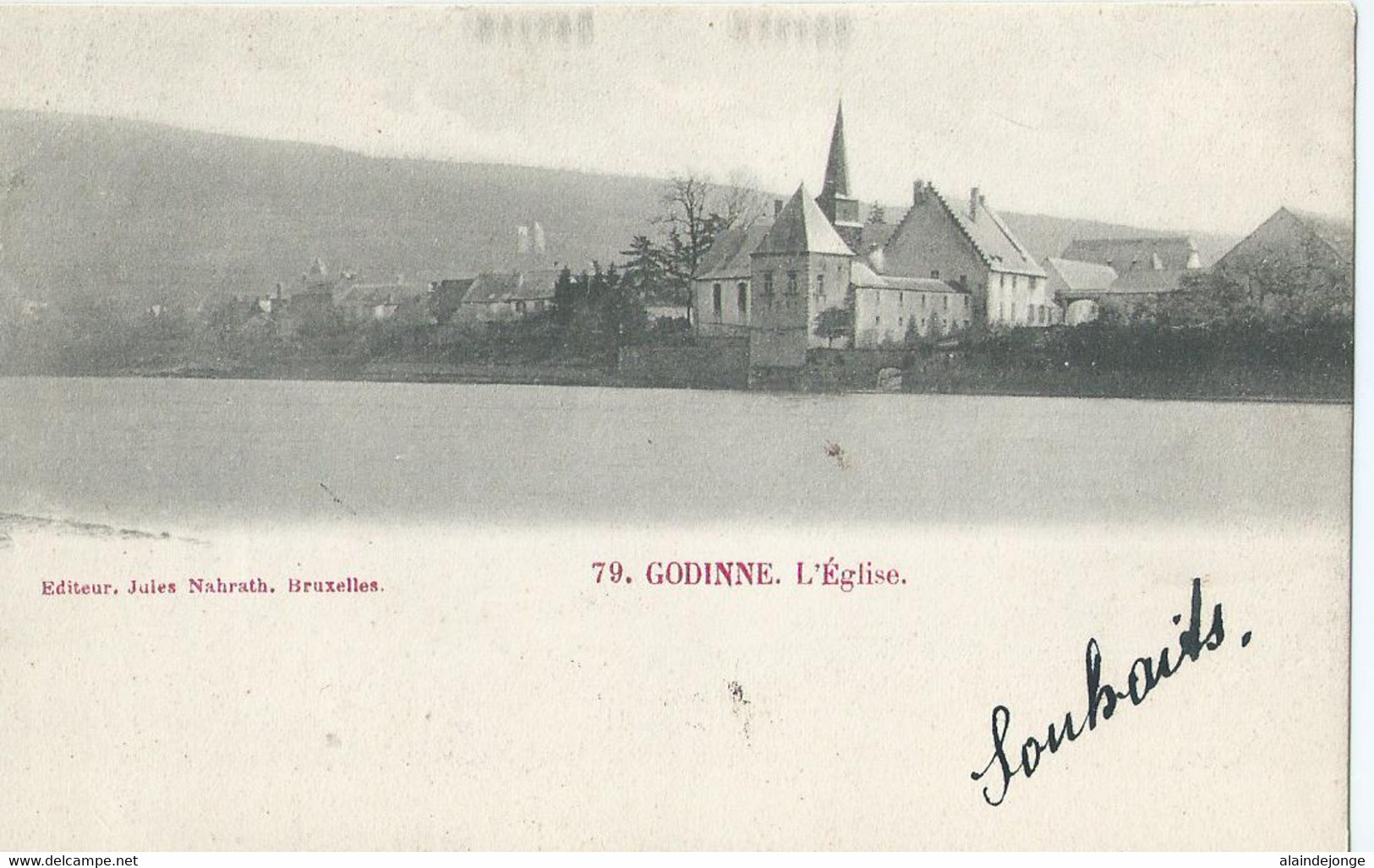 Godinne - L'Eglise - Editeur, Jules Nabrath - 1902 - Yvoir