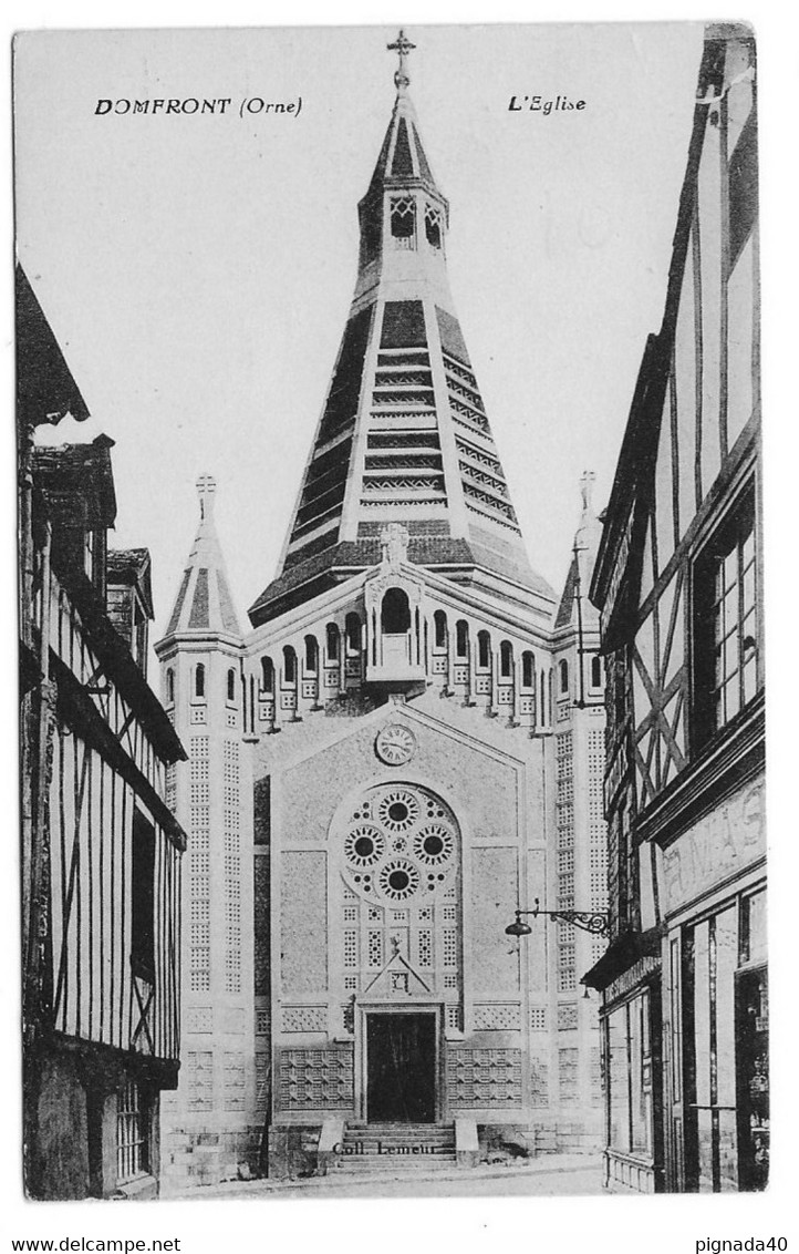 CPA, 61DOMFRONT, L'Eglise Vierge - Domfront