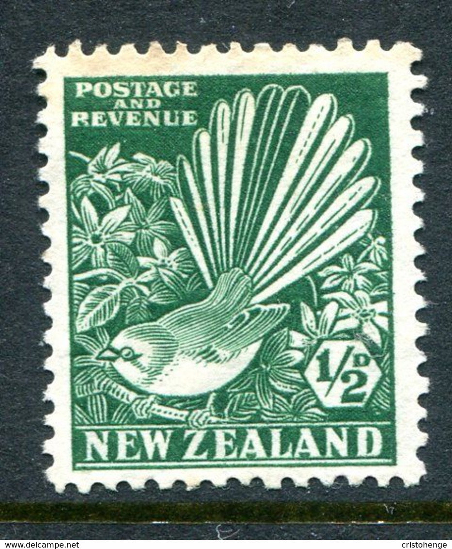 New Zealand 1936-42 Pictorials - Mult. Wmk. - ½d Fantail - P.14 X 13½ - HM (SG 577) - Neufs