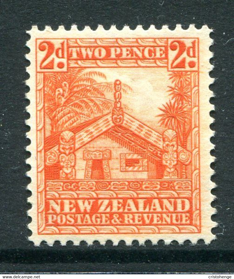 New Zealand 1936-42 Pictorials - Mult. Wmk. - 2d Whare - P.14 - HM (SG 580c) - Nuovi