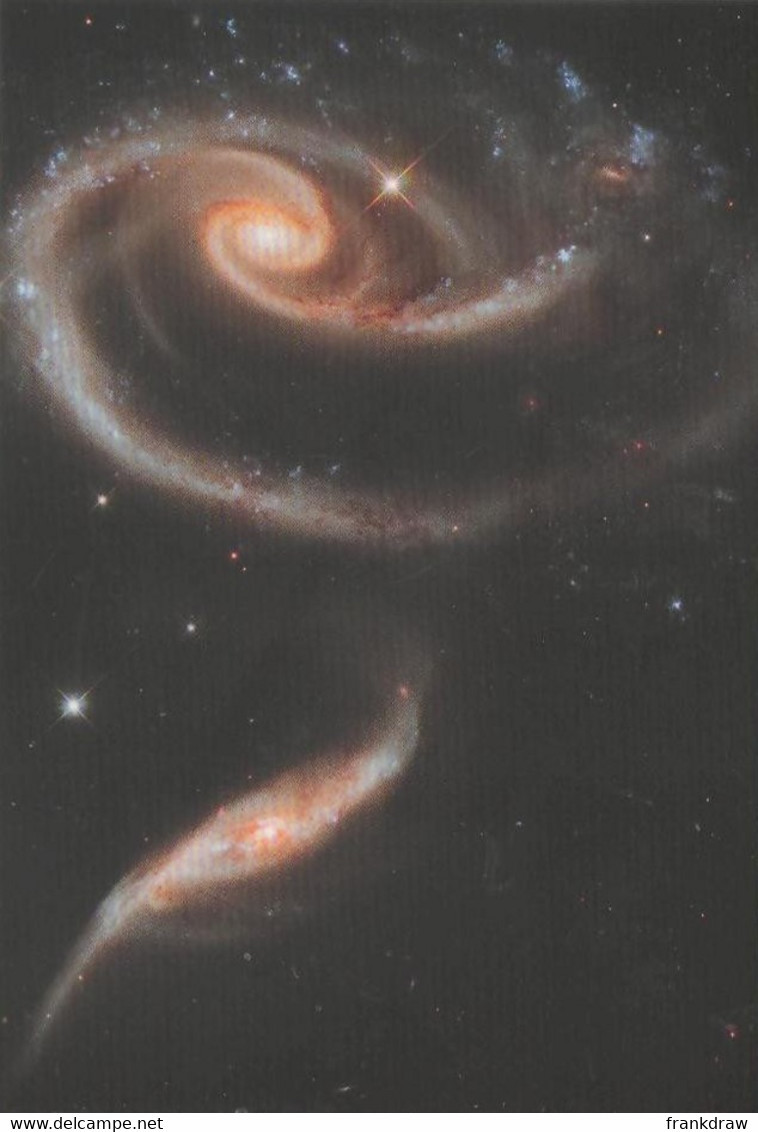 Postcard - Archives Of Nasa - Arp 273 Galaxy Duo, 300 Million Years From Earth - New - Astronomie