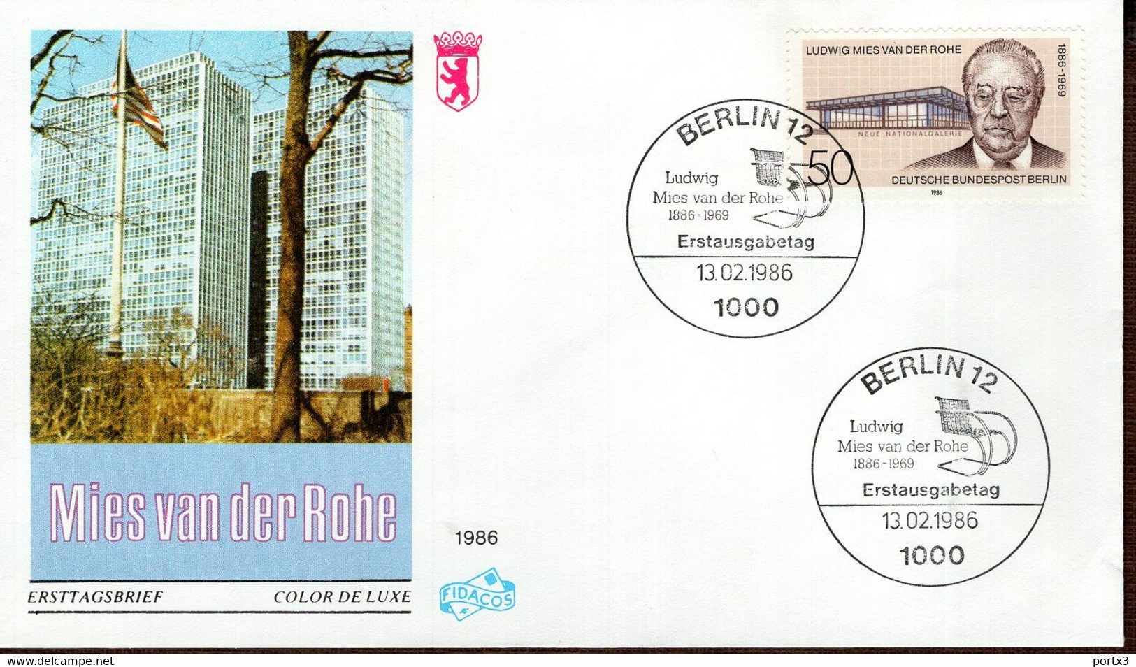 Berlin FDC Aus 1986 Ex 9 Items  Gestempelt / Used / Oblitéré (Berl 039) - 1981-1990