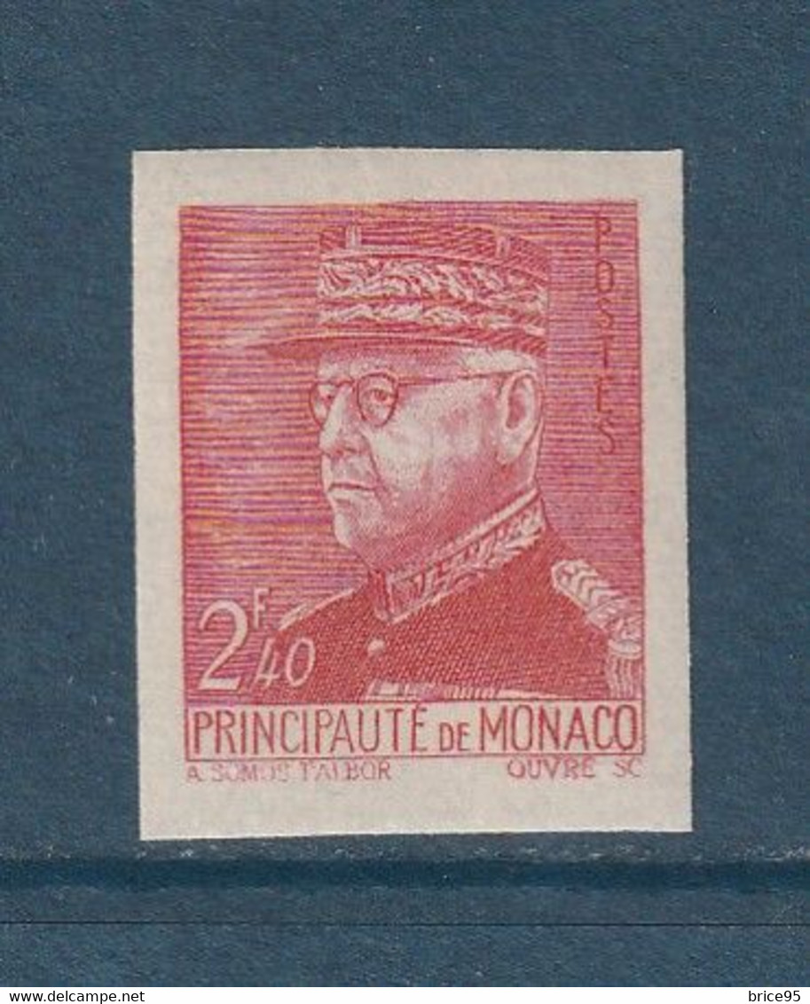 ⭐ Monaco - YT N° 231 ** - Non Dentelé - Neuf Sans Charnière - 1941 à 1942 ⭐ - Unused Stamps