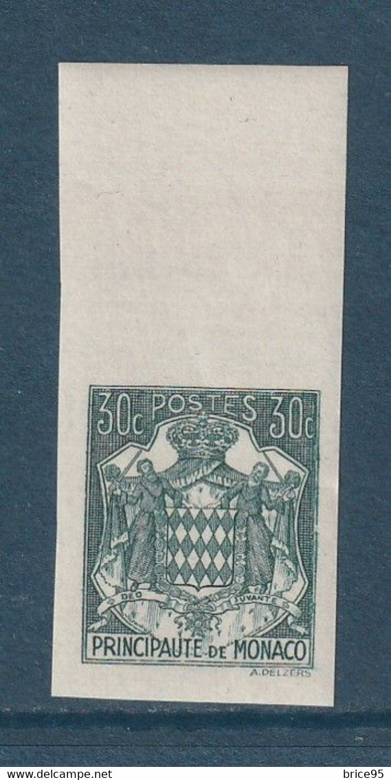 ⭐ Monaco - YT N° 250 ** - Non Dentelé - Neuf Sans Charnière - 1943 ⭐ - Unused Stamps