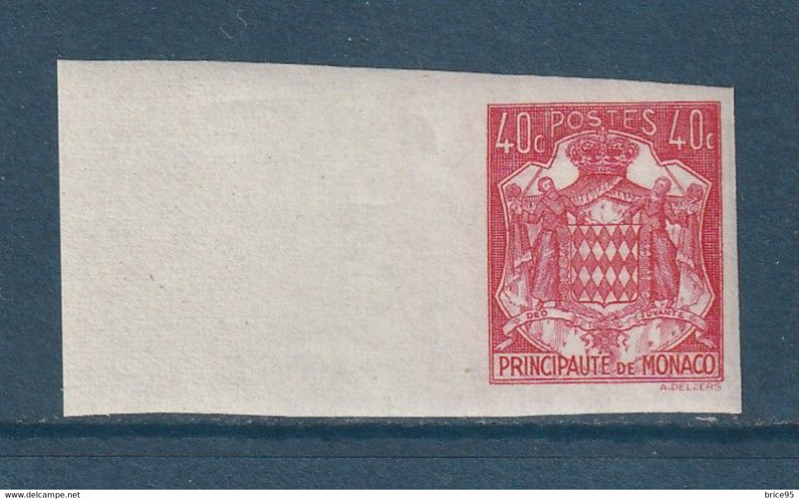 ⭐ Monaco - YT N° 251 ** - Non Dentelé - Neuf Sans Charnière - 1943 ⭐ - Unused Stamps