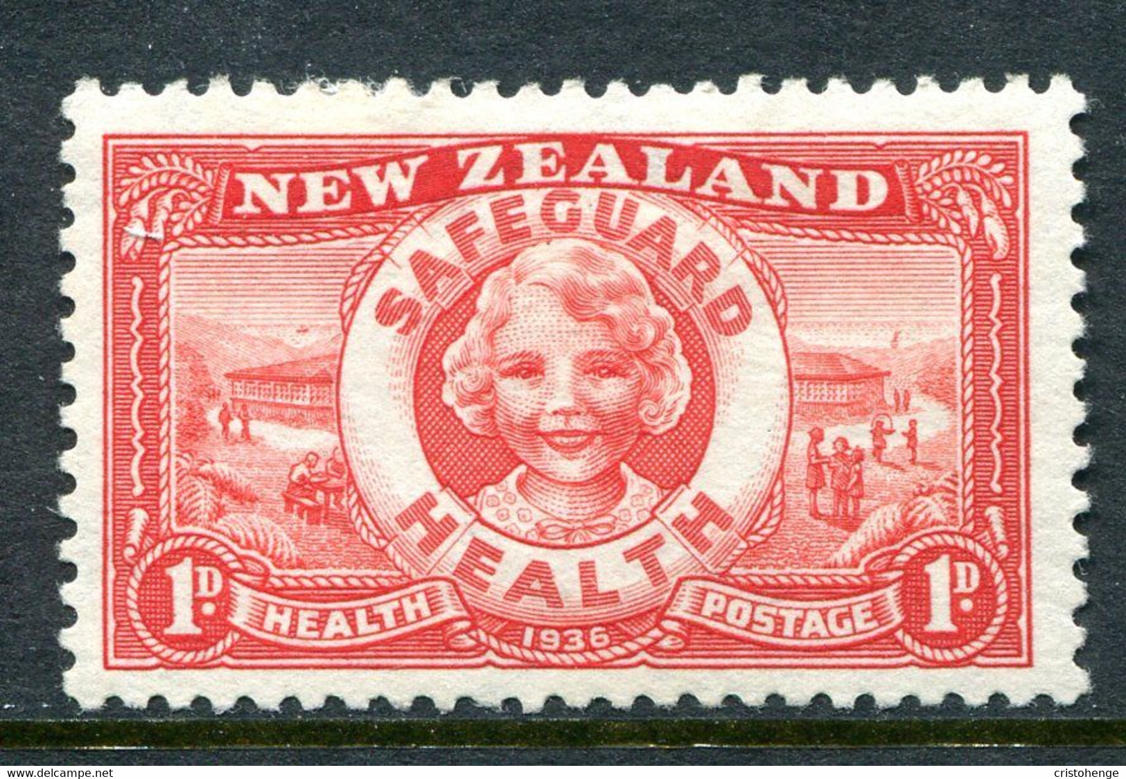New Zealand 1936 Health - Lifebuoy HM (SG 598) - Ungebraucht