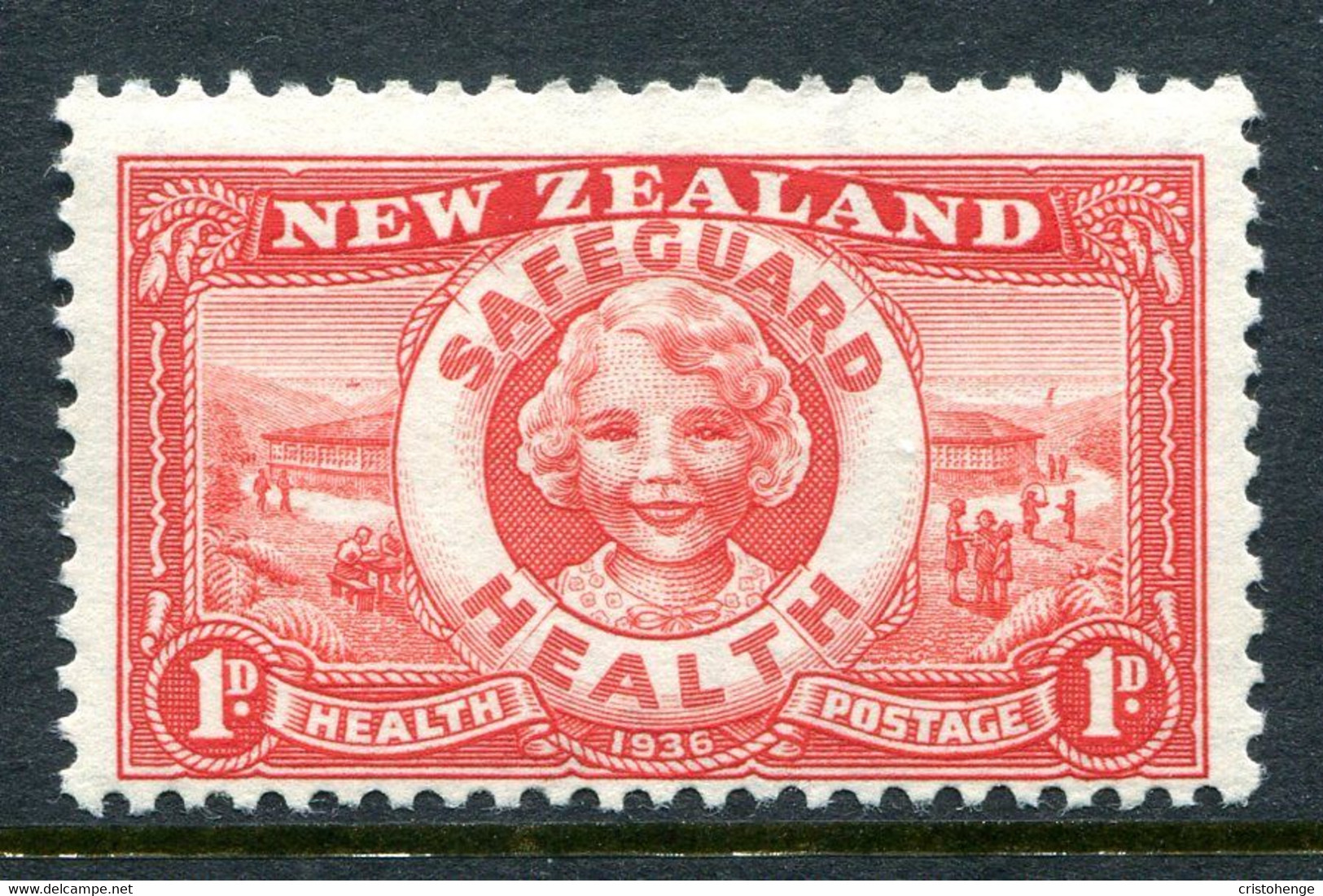 New Zealand 1936 Health - Lifebuoy HM (SG 598) - Unused Stamps