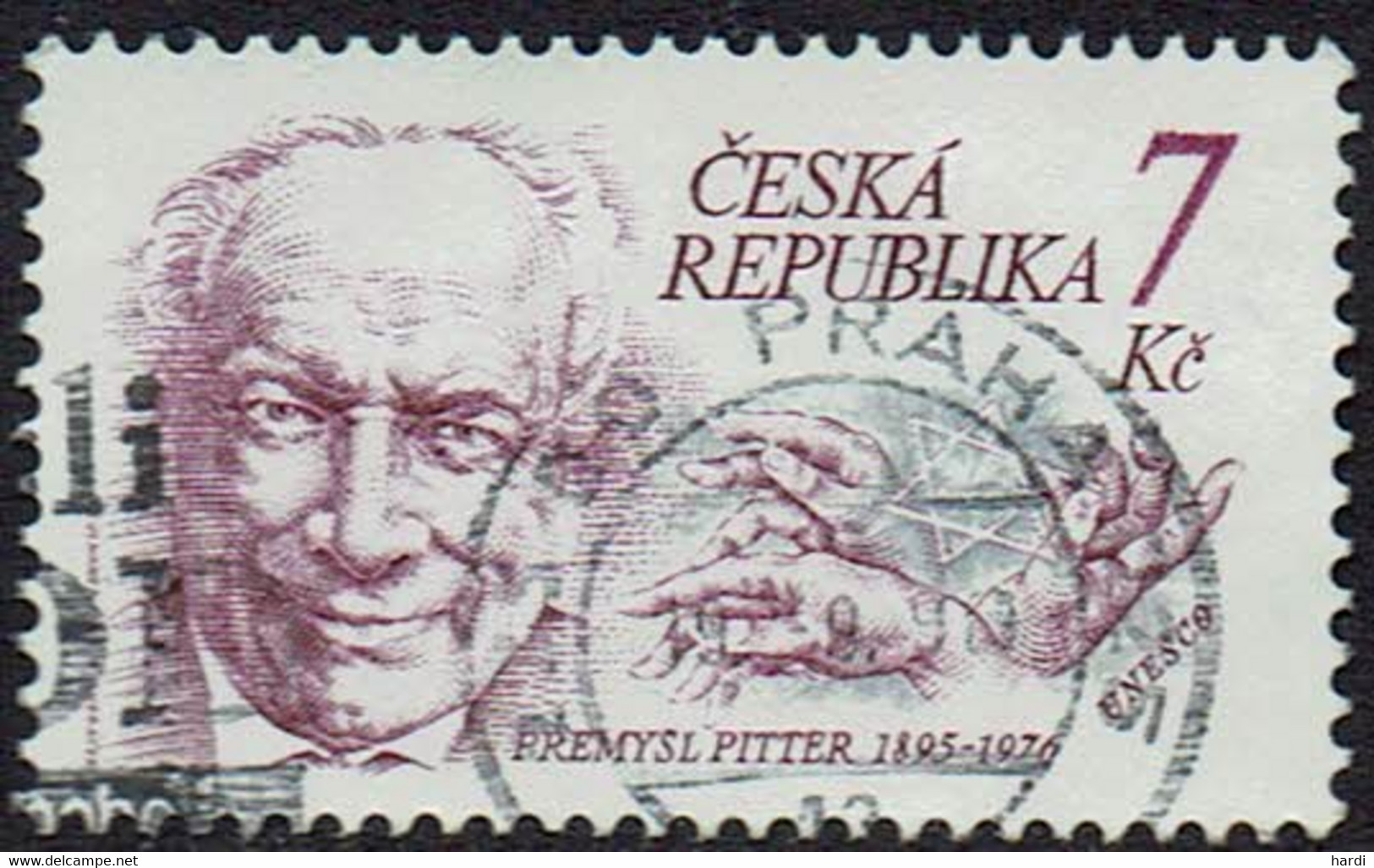 Tschechische Republik 1995, MiNr 66, Gestempelt - Gebruikt