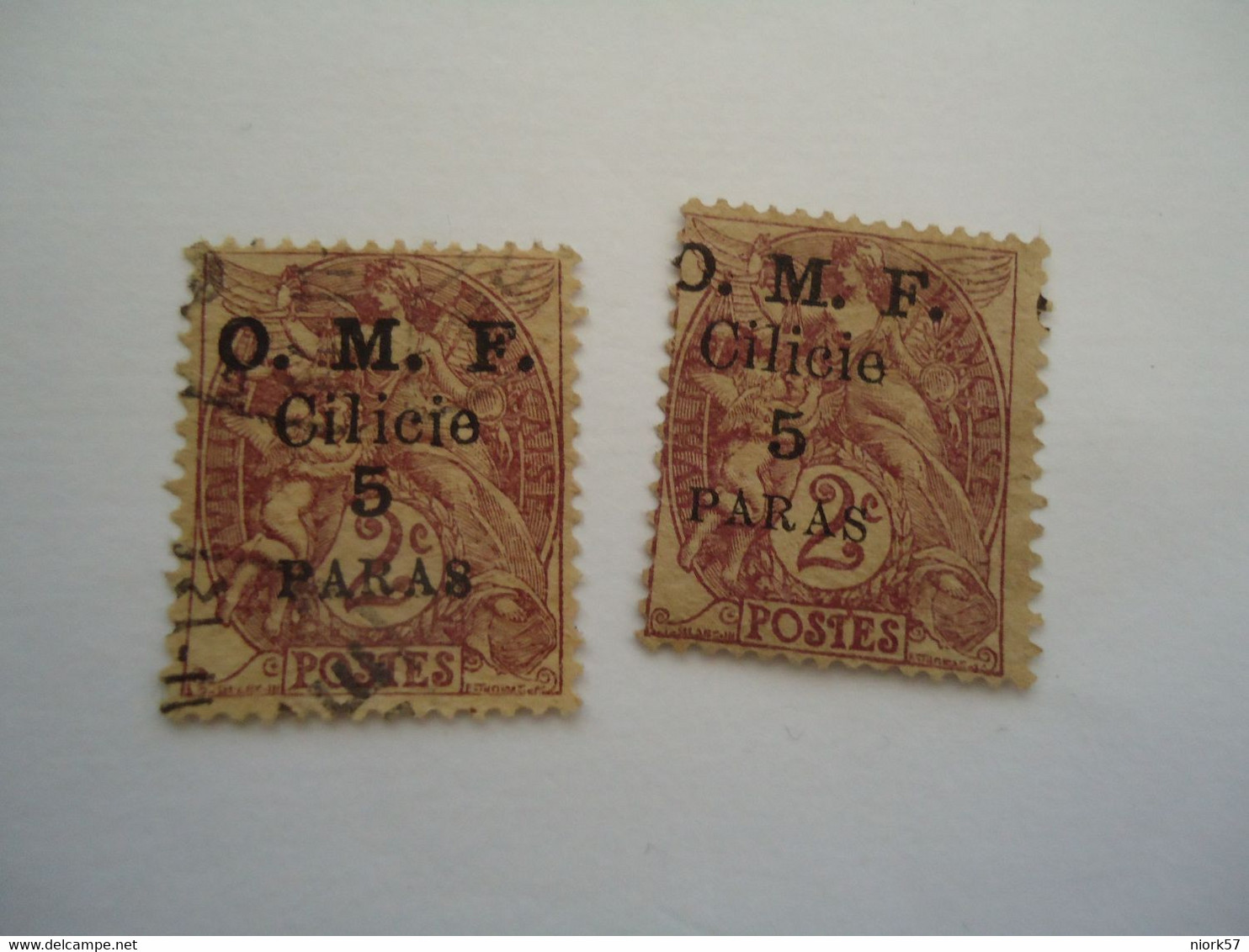 CILICIA CILICIE   MINT AND USED    STAMPS  FRANCE     OVERPRINT  O.M.F PARAS - Andere & Zonder Classificatie