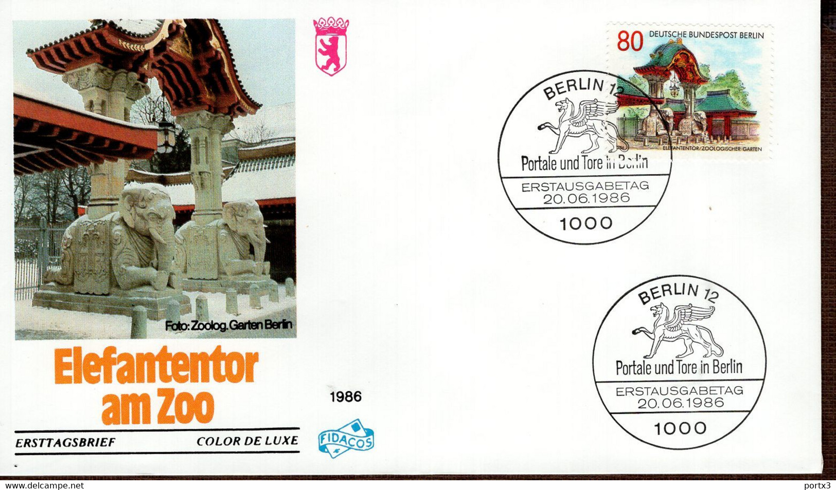 Berlin FDC Aus 1986 Ex 11 Items  Gestempelt / Used / Oblitéré (Berl 040) - 1981-1990