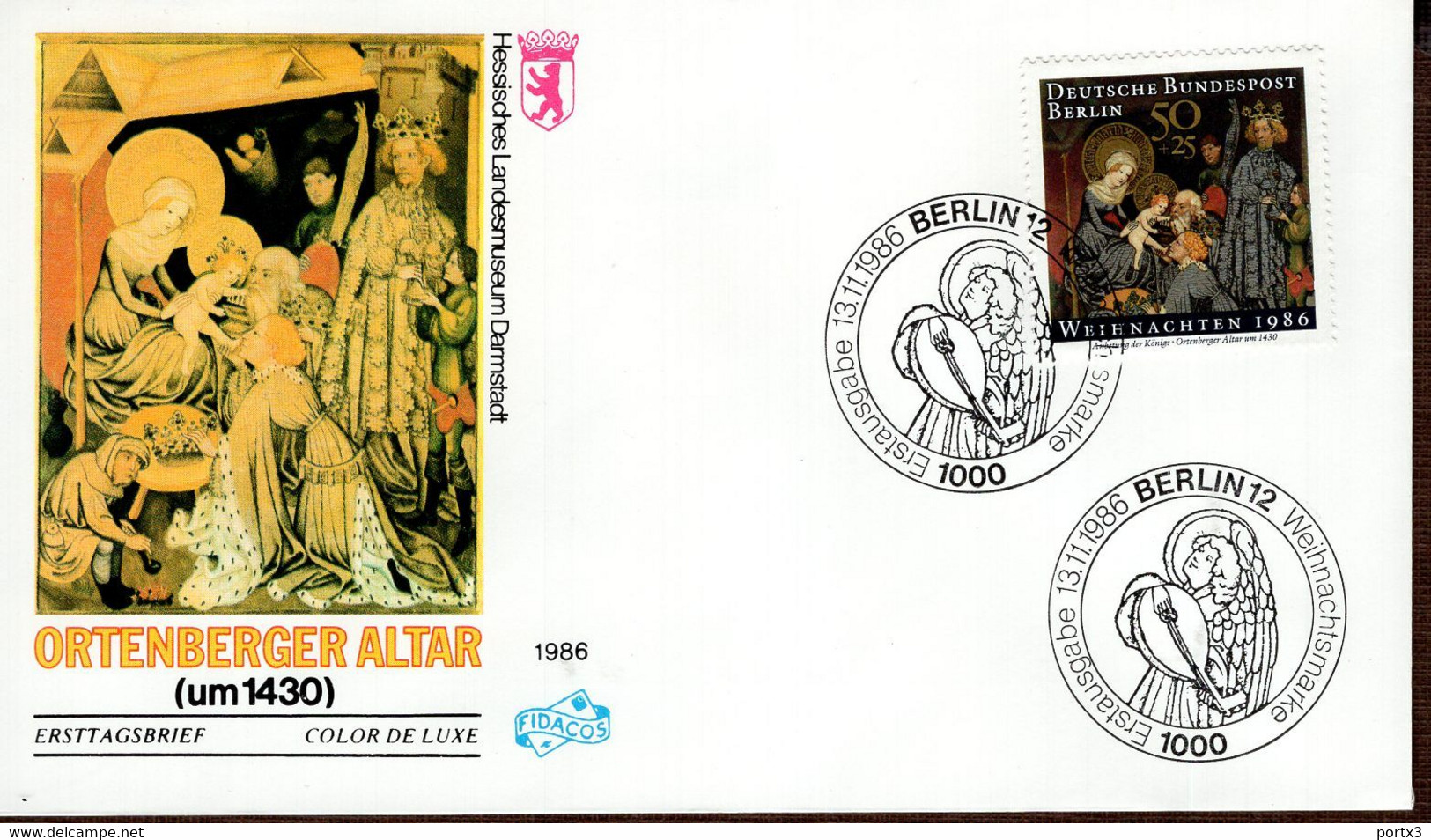 Berlin FDC aus 1986 ex 11 items  gestempelt / used / oblitéré (Berl 040)