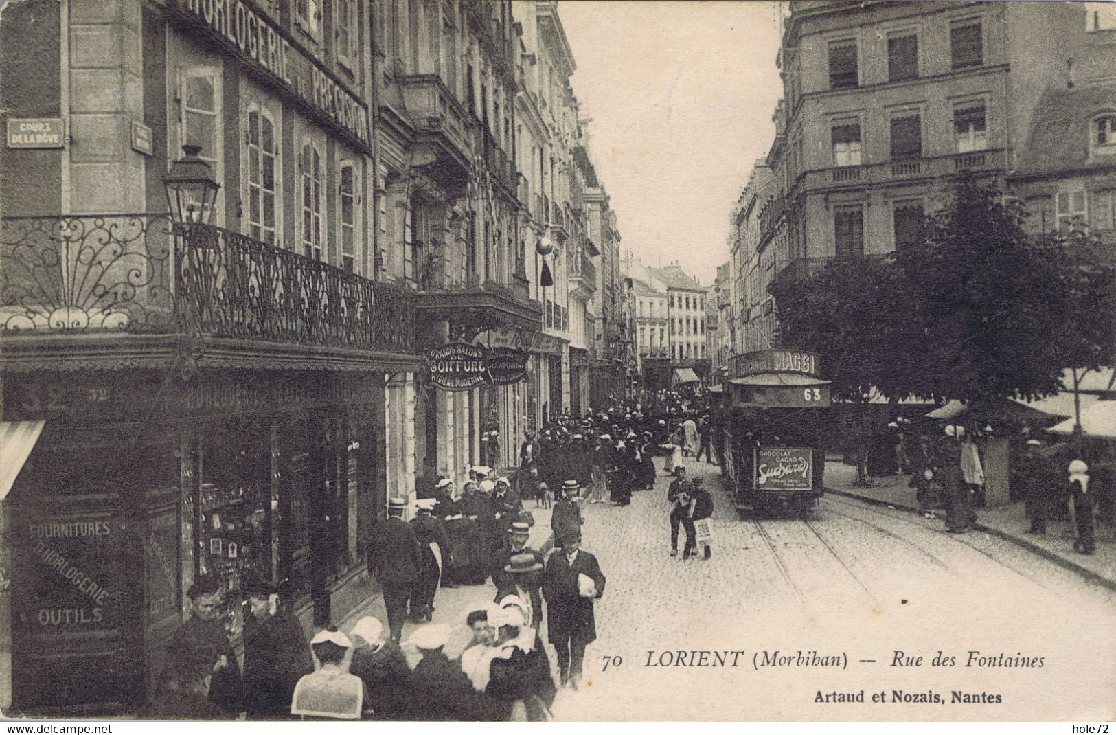 56 - Lorient  (Morbihan) - Rue Des Fontaines - Lorient