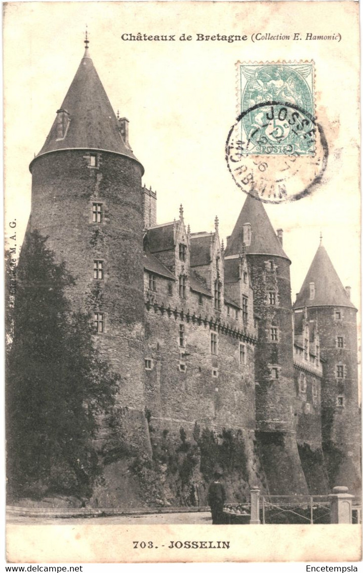CPA Carte Postale France-Josselin Le Château 1906  VM45812 - Josselin
