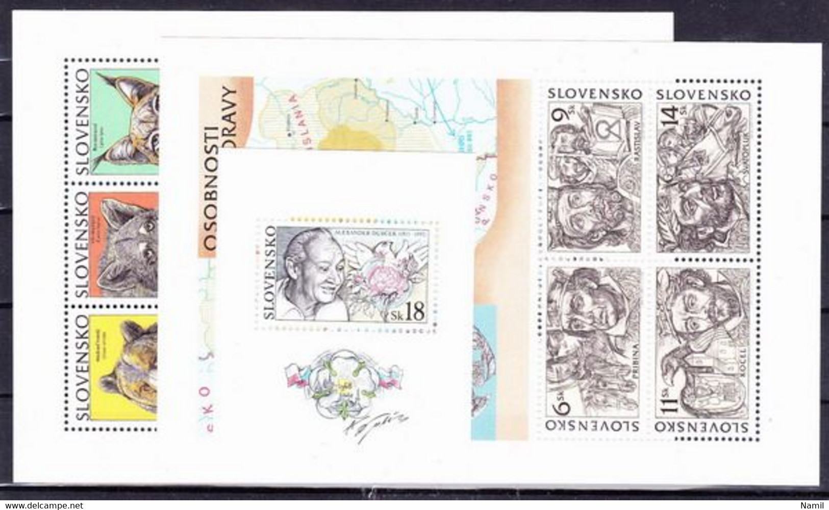 ** Slovaquie 2001 Mi 385-413, (MNH)**, L'année Complete - Años Completos