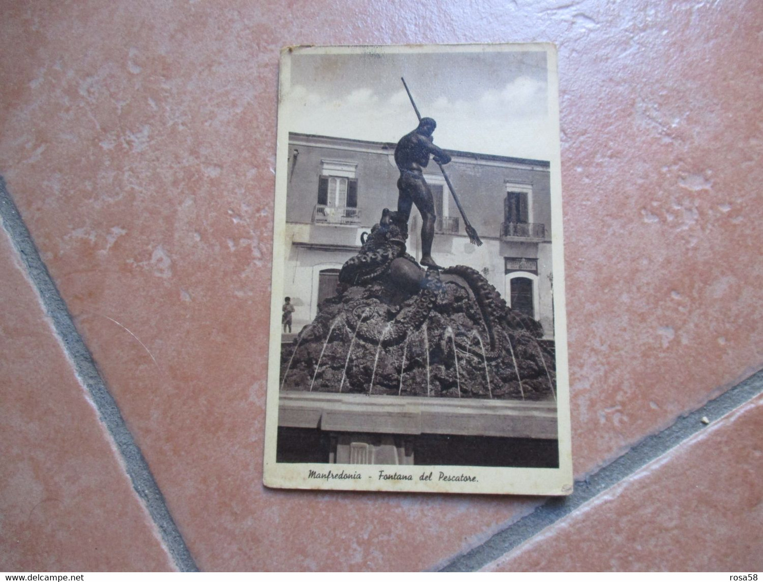 Formato Piccolo Fontana Del Pescatore Edizione 1936 - Manfredonia