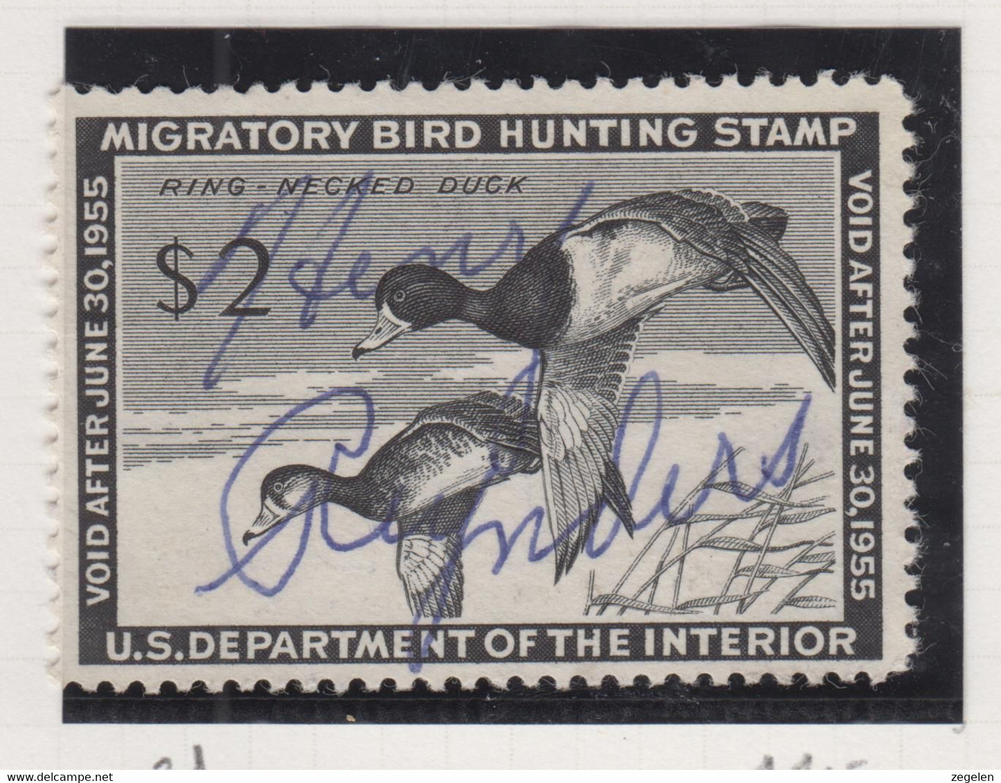 Verenigde Staten Scott Cataloog Duck Stamp RW21 - Duck Stamps