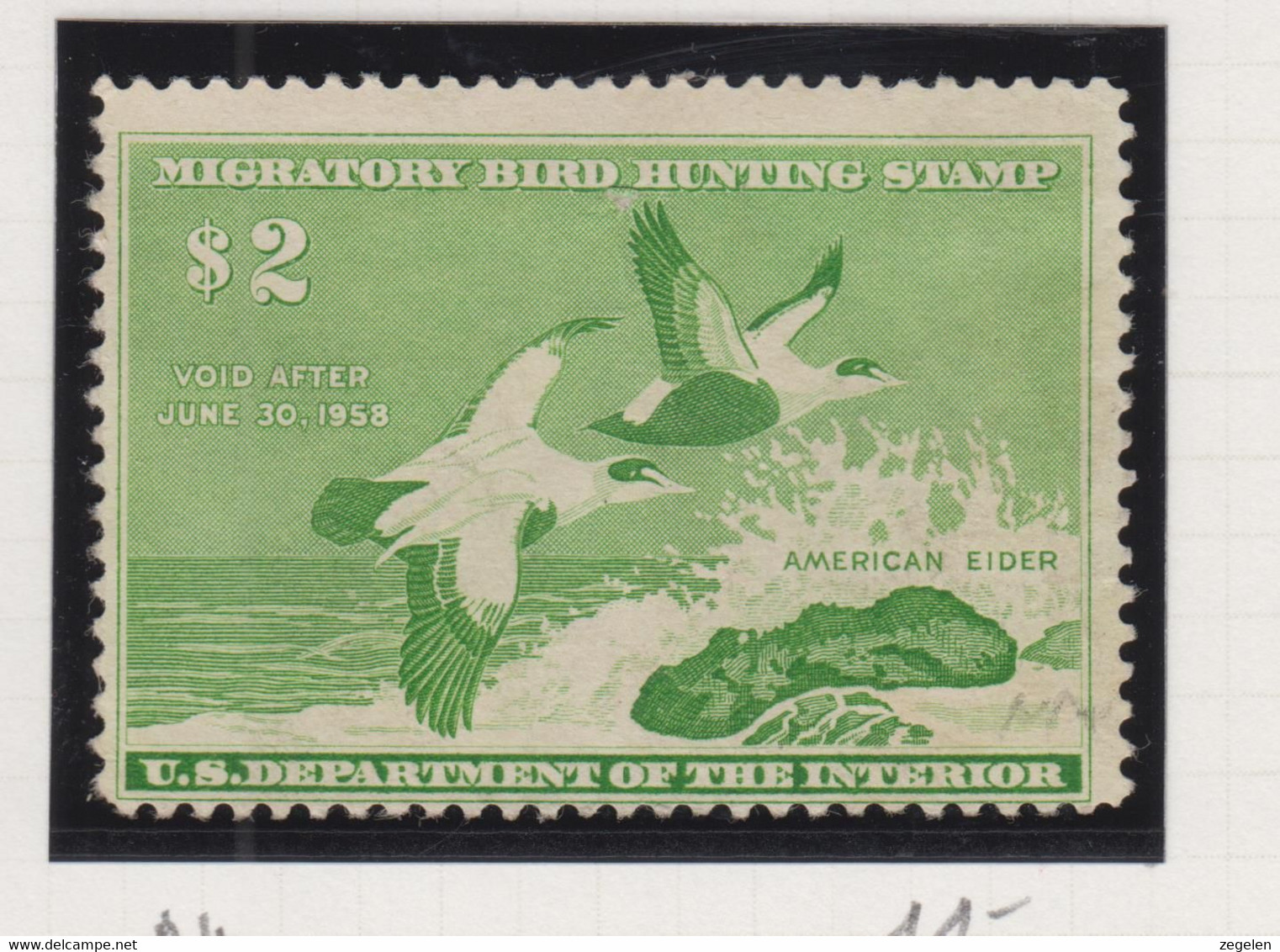 Verenigde Staten Scott Cataloog Duck Stamp RW24 - Duck Stamps