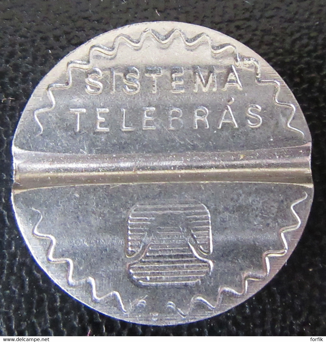 Brasil / Brazil - Jeton De Téléphone "Sistema Telebras" / "DDD" 1987 - Monétaires / De Nécessité