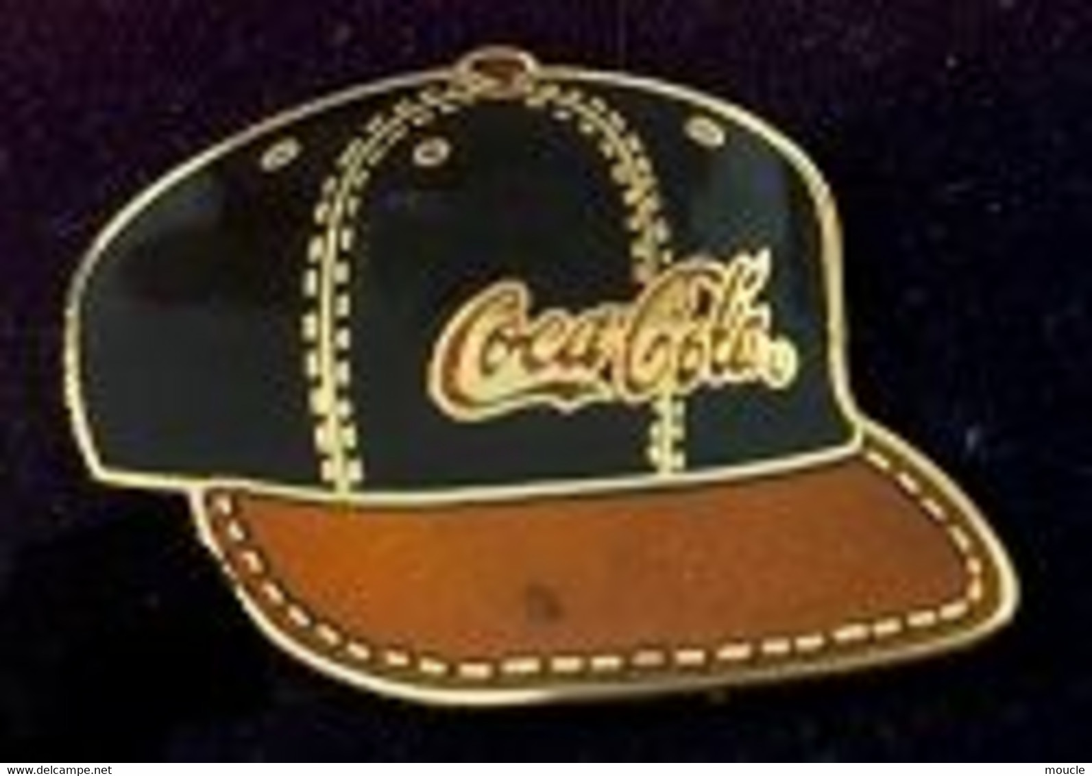 CASQUETTE NOIRE ET BRUNE COCA COLA - COKE- CAP - DECKEL - GORRA -    (28) - Coca-Cola