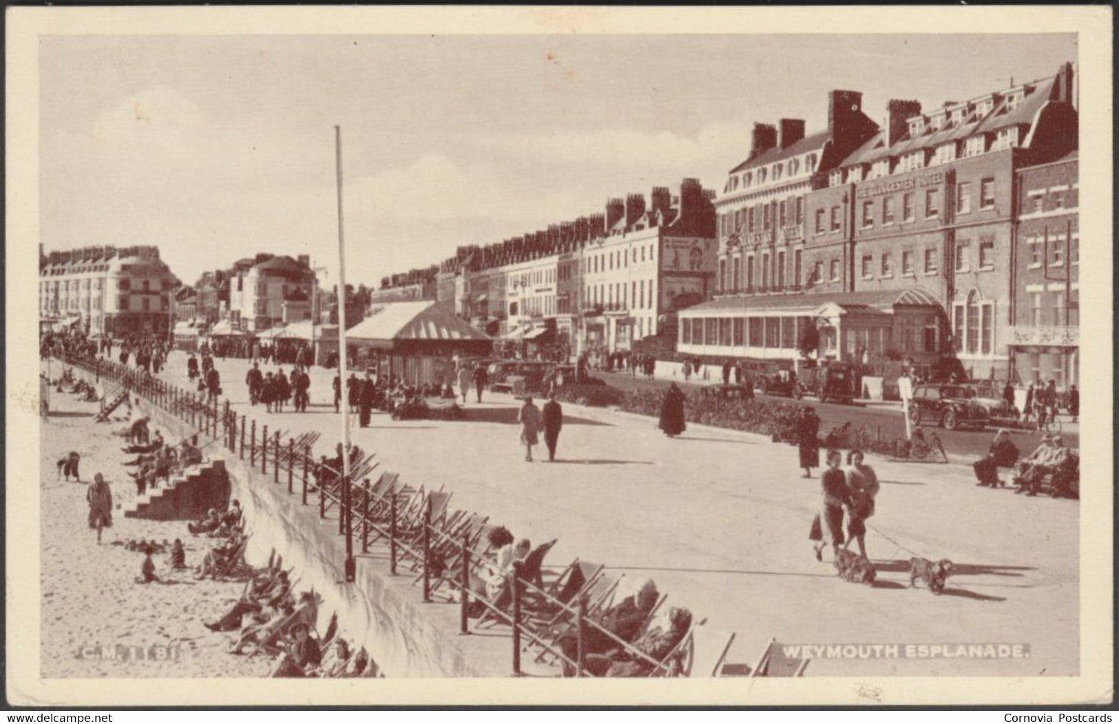 Weymouth Esplanade, Dorset, C.1950 - Thunder & Clayden Postcard - Weymouth