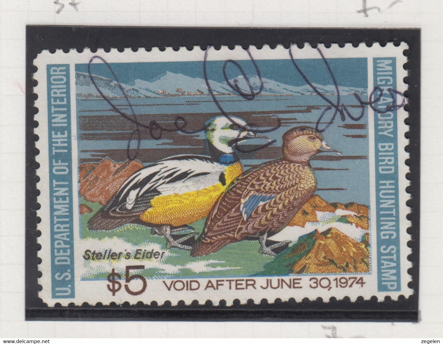 Verenigde Staten Scott Cataloog Duck Stamp RW40 - Duck Stamps