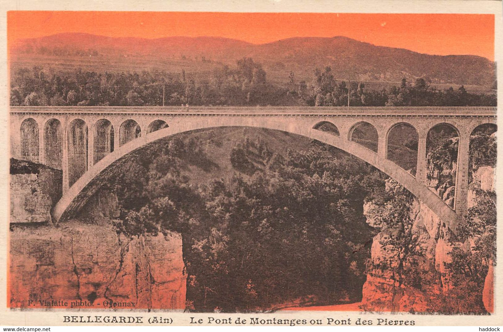 BELLEGARDE : LE PONT DE MONTANGES OU PONT DES PIERRES - Bellegarde-sur-Valserine