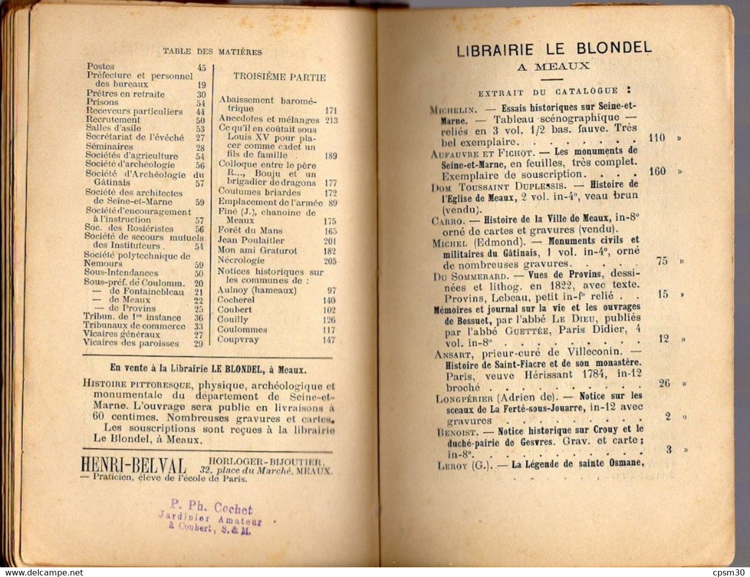 Livre - Almanach Républicain, Seine & Marne Et Du Diocese De Meaux, 232 Pages, 1887 - Ile-de-France