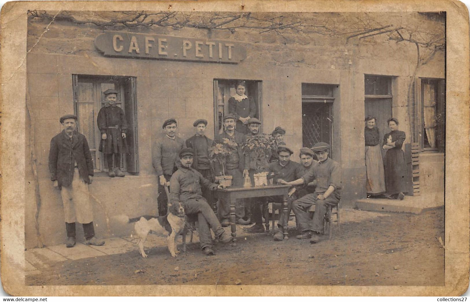 CAFÉ- CARTE PHOTO A SITUER- CAFÉ PETIT - Cafes