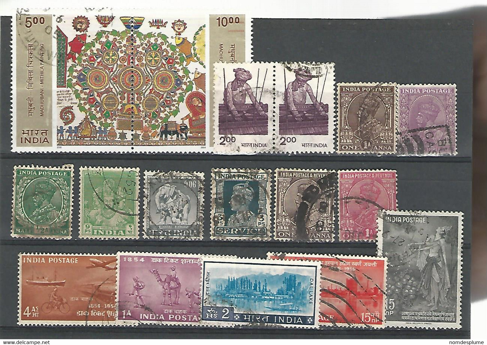 55359 ) Collection India Postmark - Collezioni & Lotti