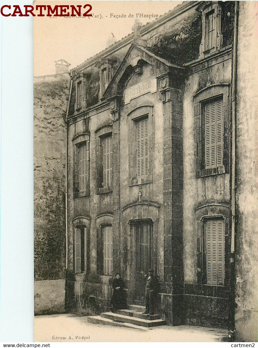 CARCES FACADE DE L'HOSPICE DE L'HOSPICE 83 VAR - Carces