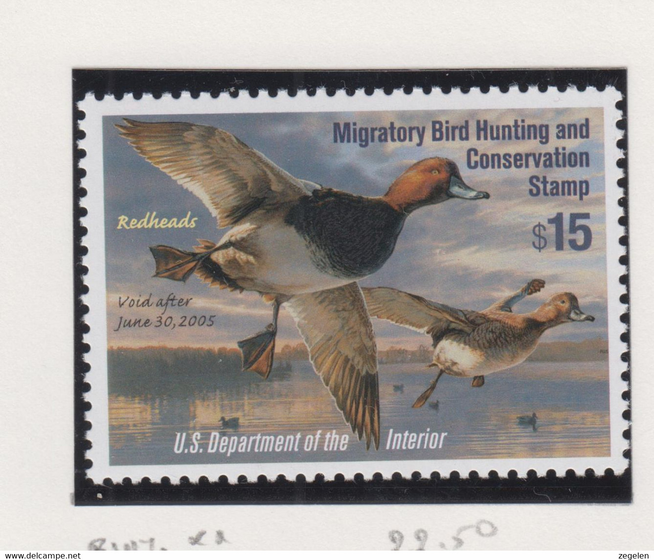 Verenigde Staten Scott Cataloog Duck Stamp RW71 MNH ** - Duck Stamps