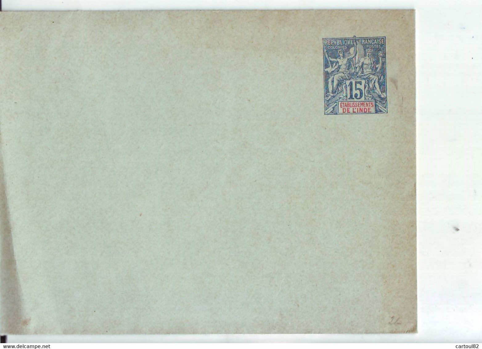 446  ENT Entier Postal  Inde ENV - Storia Postale