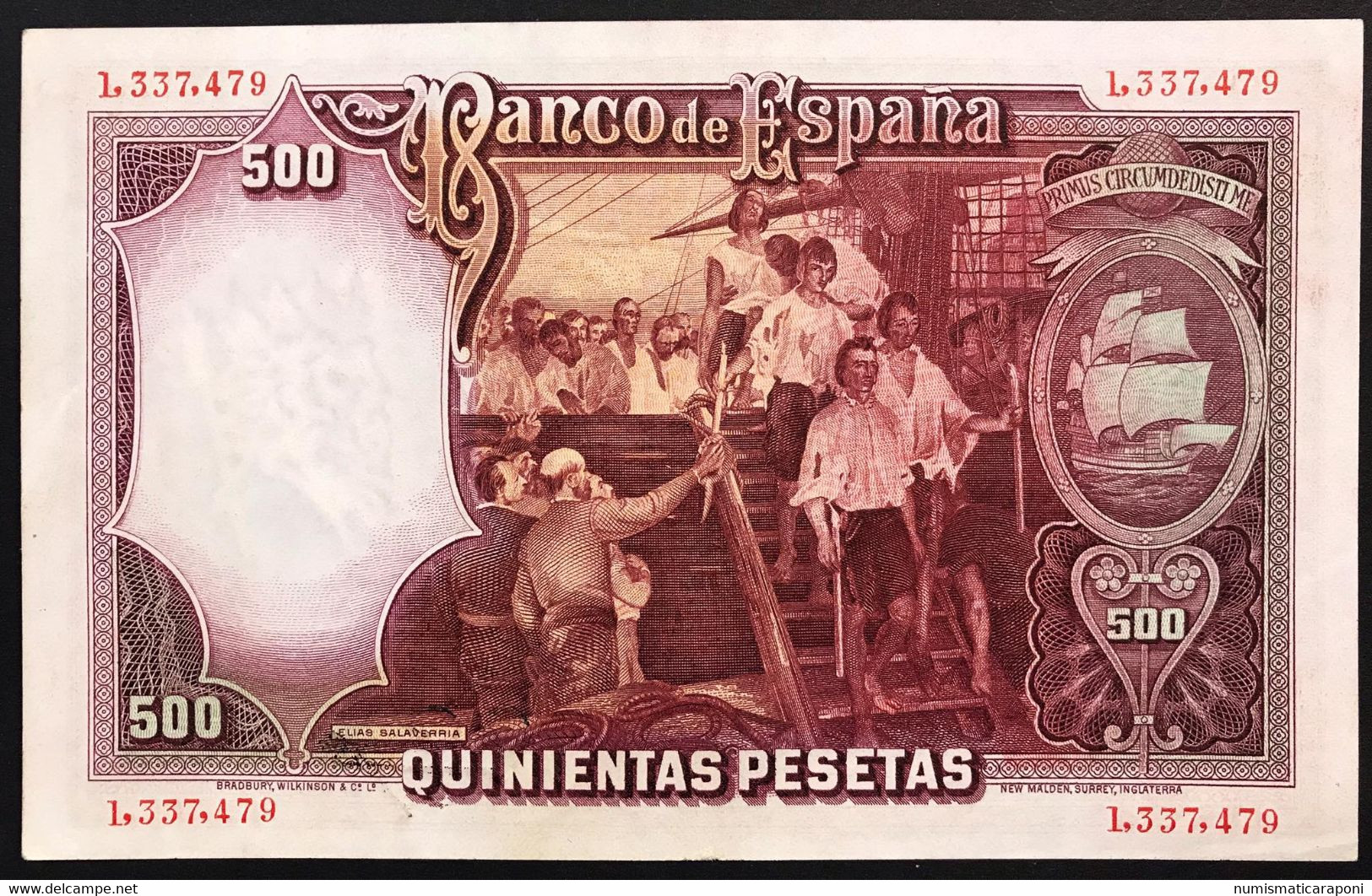 Spagna Espana Espagne 500 Pesetas 1931 KM#84 Spl  Xf LOTTO 3809 - 500 Peseten