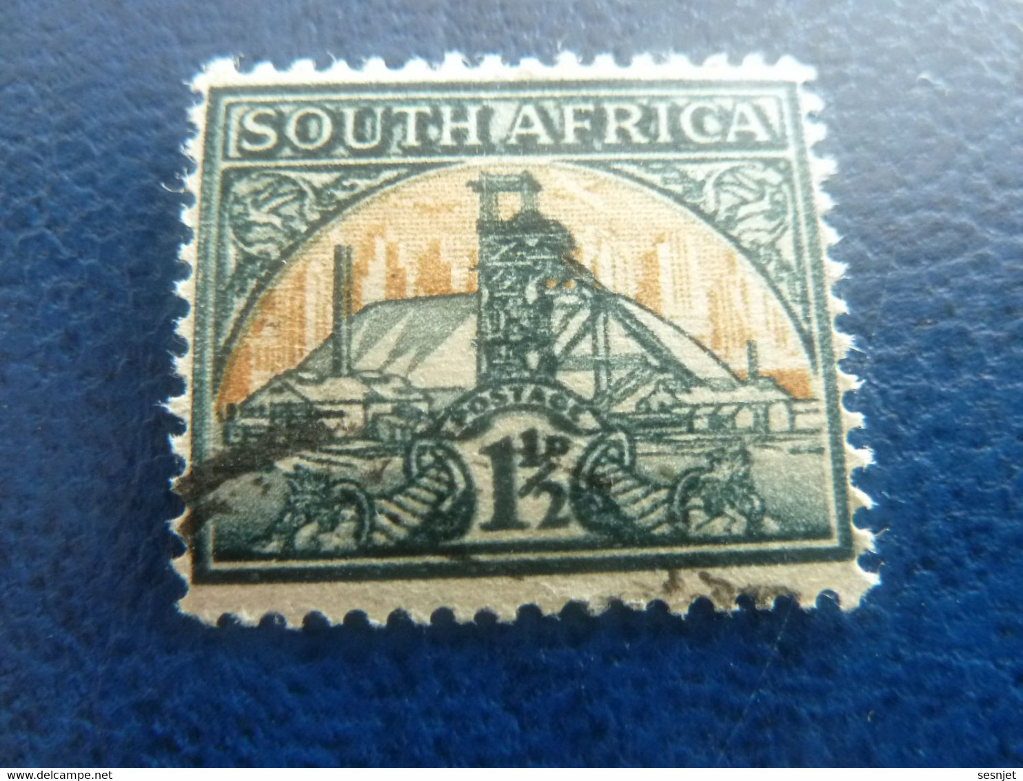 South Africa - Puits - 1 1/2 D - Postage - Multicolore - Oblitéré - Année 1961 - - Oblitérés